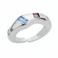 Cosmic Gemstone Chunky Band Rings