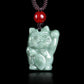 Myanmar Jadeite Cat Necklace