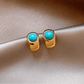 Timeless Copper Turquoise Earrings