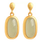 Retro Hetian Jade Earrings
