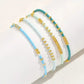 Chic Bohemian Turquoise Beaded Bracelet Set