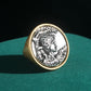 Antique Cameo Portrait Gold Ring