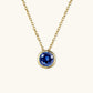 Radiant Gemstone Gold Chain