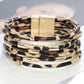 Wide Boho Multilayer Wrap Bracelet