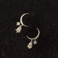 Crescent Moon Droplet Studs