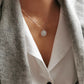 Lavish Sunflower Zirconia Necklace