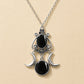 Iconic Black Zirconia Pendant Necklace