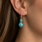 Turquoise Beaded Drop Earrings