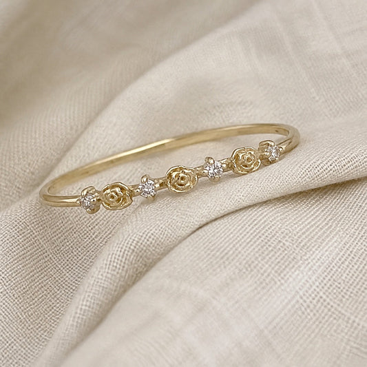 Vintage Rose Statement Ring