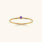 Precious Gemstone Stacker Ring