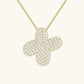 Bubble Initial Crystals Necklace