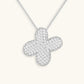 Bubble Initial Crystals Necklace