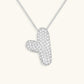 Bubble Initial Crystals Necklace