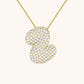 Bubble Initial Crystals Necklace