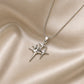 White Gold North Star Necklace