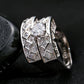 Cold Wind Zircon Ring Set