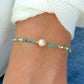 Coastal Pearl Seed Bead Bracelet