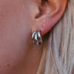 Modern Double Hoop Earrings