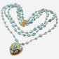 Aqua Aurora Pendant Necklace
