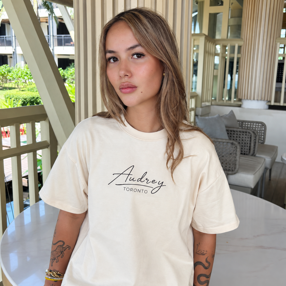 Heritage Signature Tee — Audrey Toronto