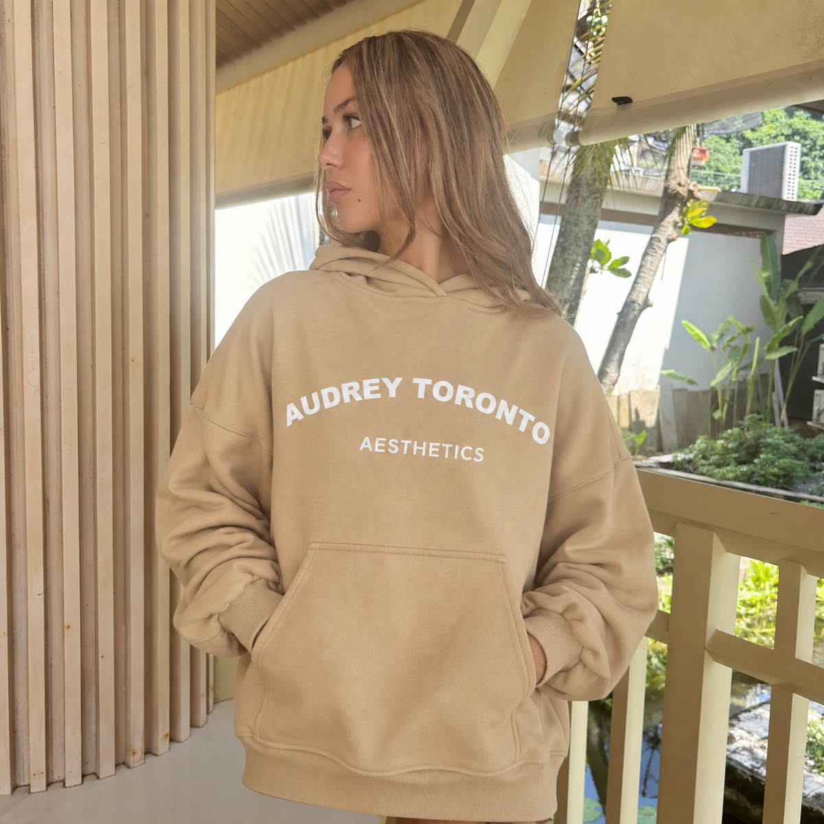 Aesthetic Hoodie - Beige — Audrey Toronto