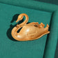Aurora Swan Brooch