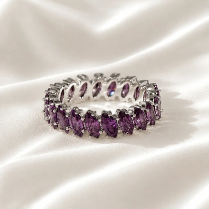 Marquise Eternity Band Ring