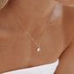 Luminous Circle Gemstone Necklace