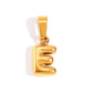 Trendy Bubble Letter Pendant Necklace