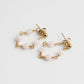 Lea Sleek Multiple Stone Stud Earrings