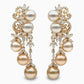 Champagne Gala Pearl Earrings