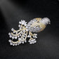 Crowned Songbird Brooch