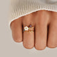 Joyous Bloom Adjustable Gold Ring