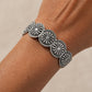 Victorian Floral Sculptural Cuff