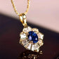 Kavella Noctazure Gold Necklace