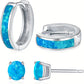 Iridescent Opal Earring Set