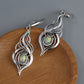 Delicate Blue Opal Drop Earrings