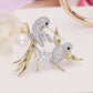 Enchanted Lovebirds Brooch