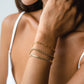 Golden Flow Three Bracelet Set