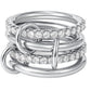 Eterna Stack Crystal Ring