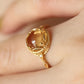Golden Citrine Vintage Ring