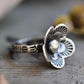 Retro Flower Minimalist Ring