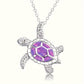 Shiny Turtle Pendant Necklace