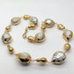 FluxFlicker Pearl Teardrop Necklace