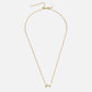 Personalized Gold Initial Heart Necklace