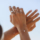 Dewdrop Five Pearl Statement Ring