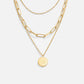 Janie Layered Coin Pendant Necklace