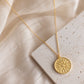 Opulent Zircon Halo Necklace