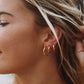 Endless Shine Triple Hoop Set