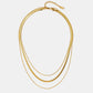 Gold Multi Layered Necklace